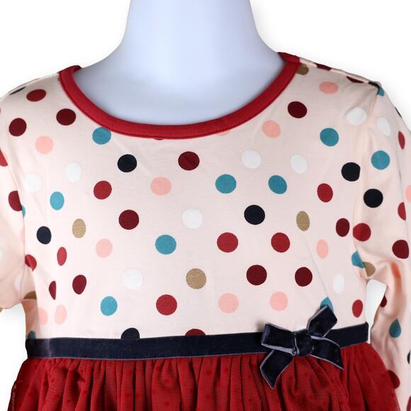 Matilda Jane Ronnie Girls Polka Dot Party Top Size 4 NWT - Picture 2 of 7